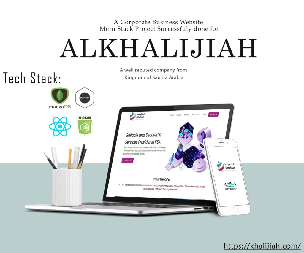 Corporate website MERN Stack
